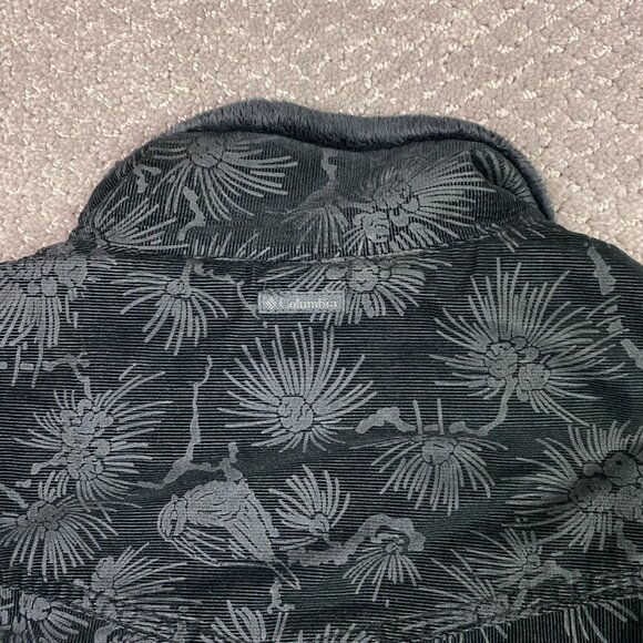 Columbia Reversible Vest Women's 2X Black Corduroy Fleece Full Zip - Picture 6 of 15